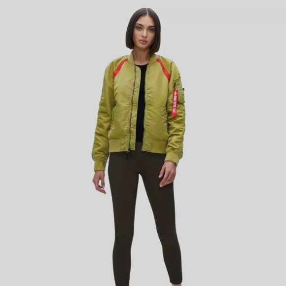 Alpha Industries Raglan Battle Wash Flight Jacket - Picture 2 of 4